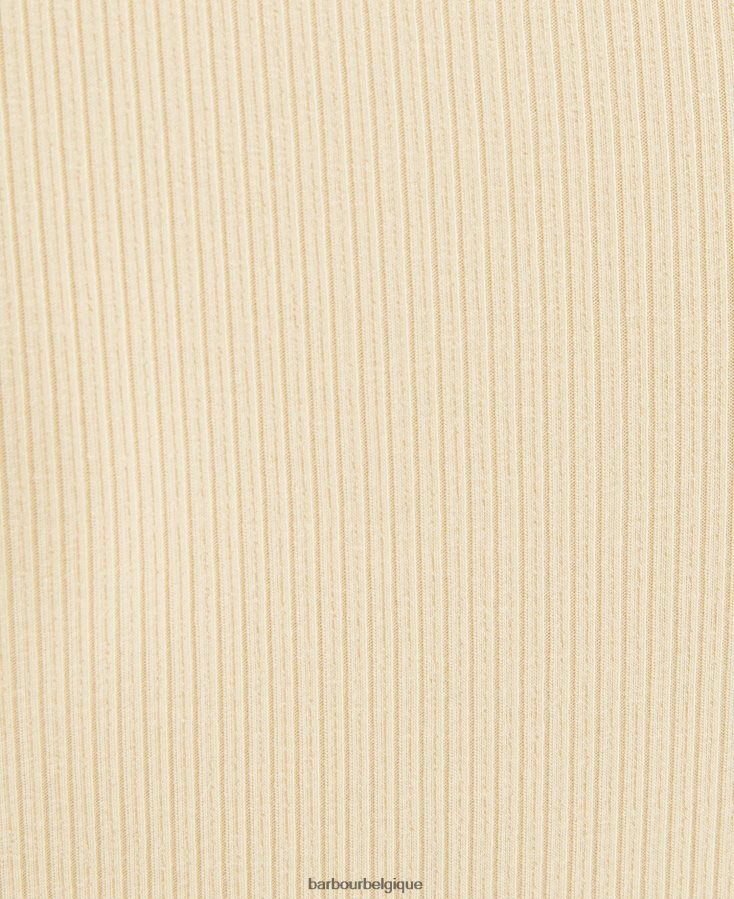 vêtements Barbour robe lorimer jaune doux femmes T2L6ZP1885