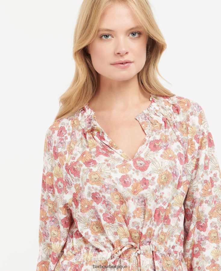 vêtements Barbour robe maara floral multi-lumière femmes T2L6ZP1845