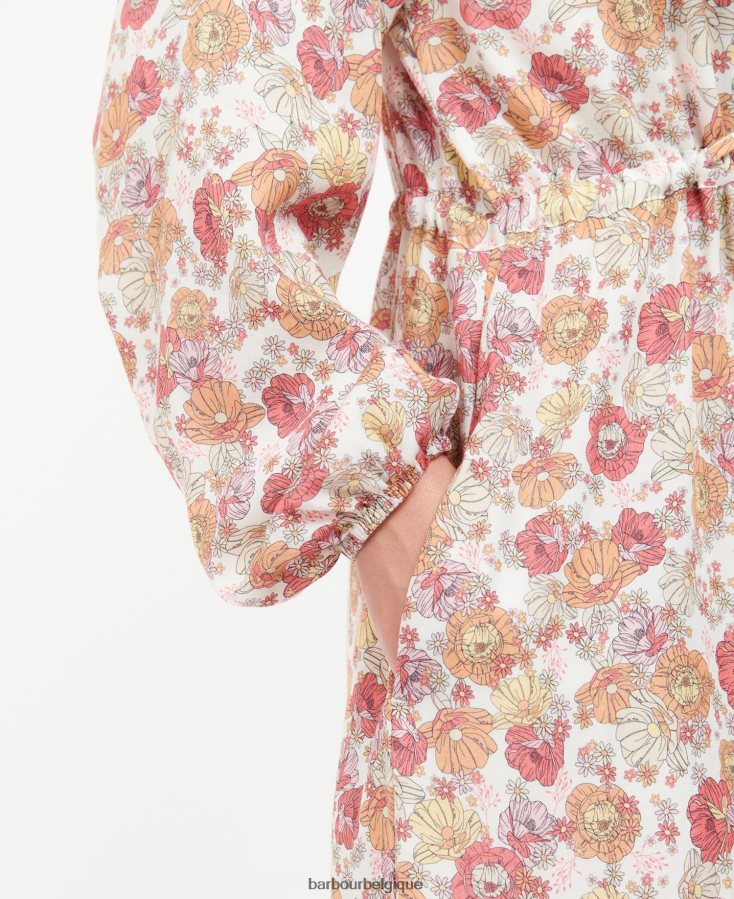vêtements Barbour robe maara floral multi-lumière femmes T2L6ZP1845
