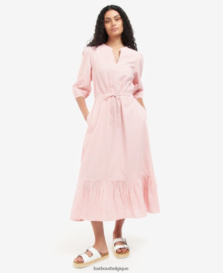 vêtements Barbour robe maskia multi-lumière femmes T2L6ZP1815