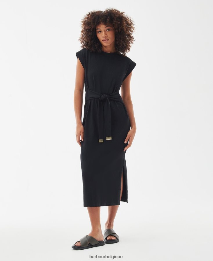 vêtements Barbour robe âmes noir classique femmes T2L6ZP1822