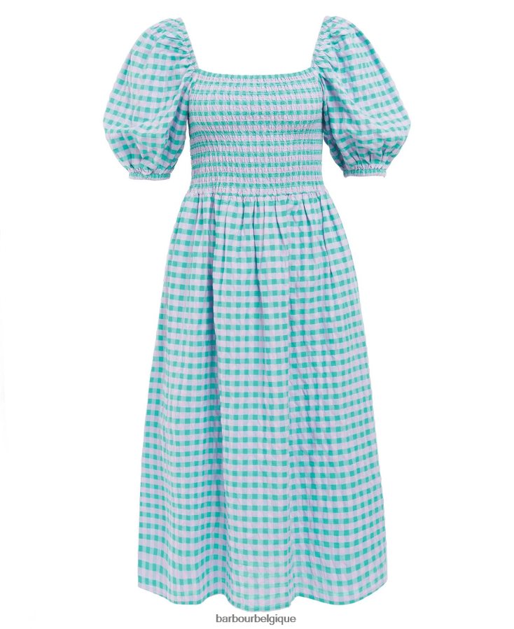 vêtements Barbour robe mi-longue géranium multi classique femmes T2L6ZP1848