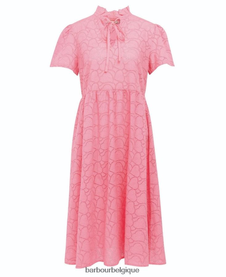 vêtements Barbour robe mi-longue à palmiers hibiscus femmes T2L6ZP1813