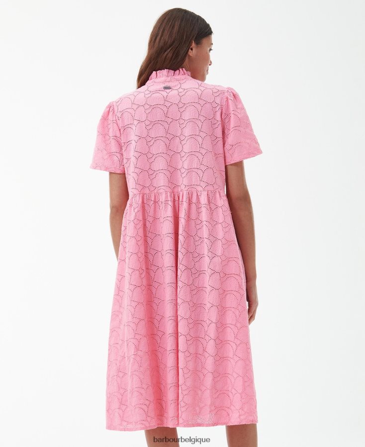 vêtements Barbour robe mi-longue à palmiers hibiscus femmes T2L6ZP1813