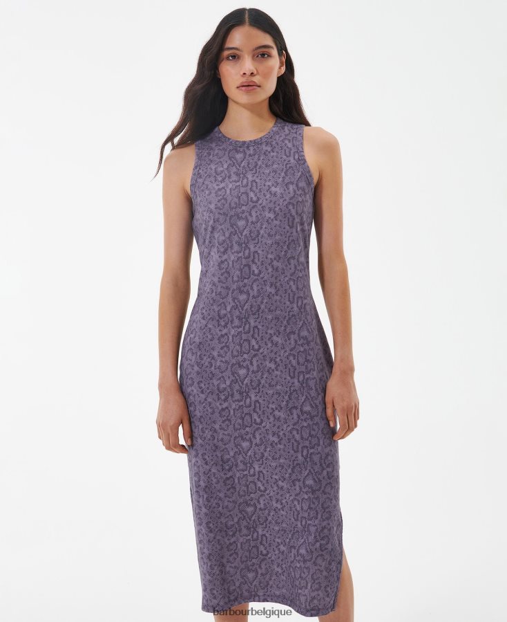 vêtements Barbour robe mi-longue sanderson multi classique femmes T2L6ZP1871