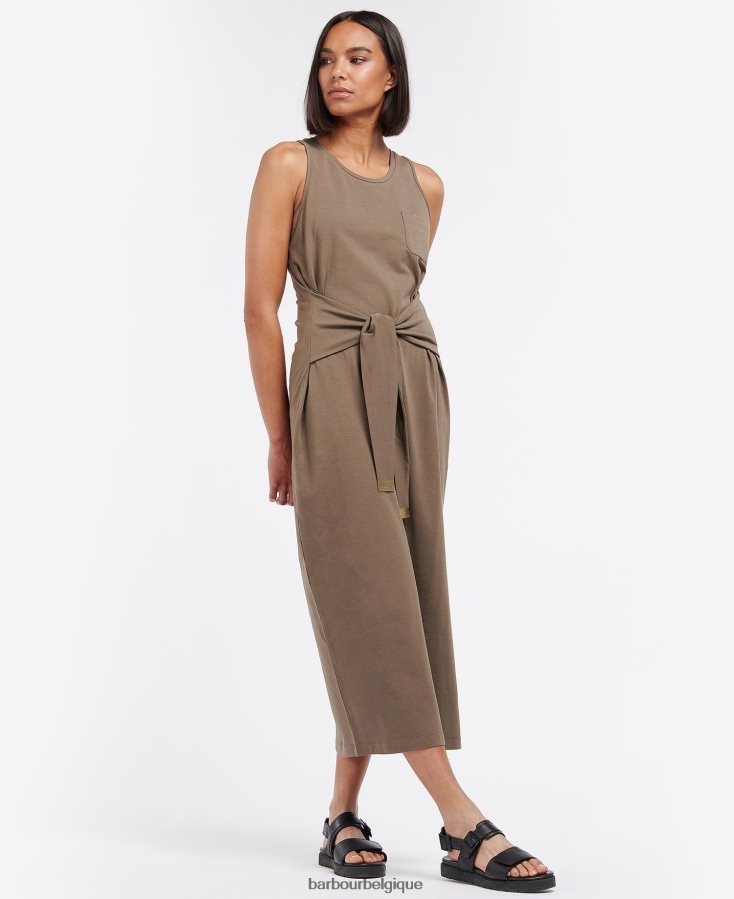 vêtements Barbour robe morgan noir classique femmes T2L6ZP1833