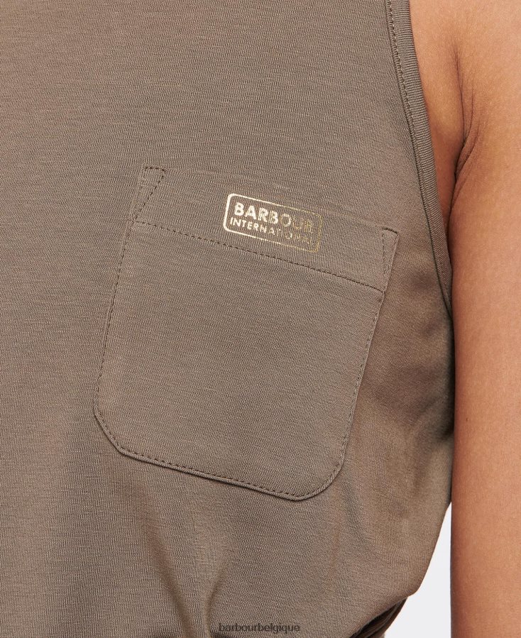 vêtements Barbour robe morgan noir classique femmes T2L6ZP1833