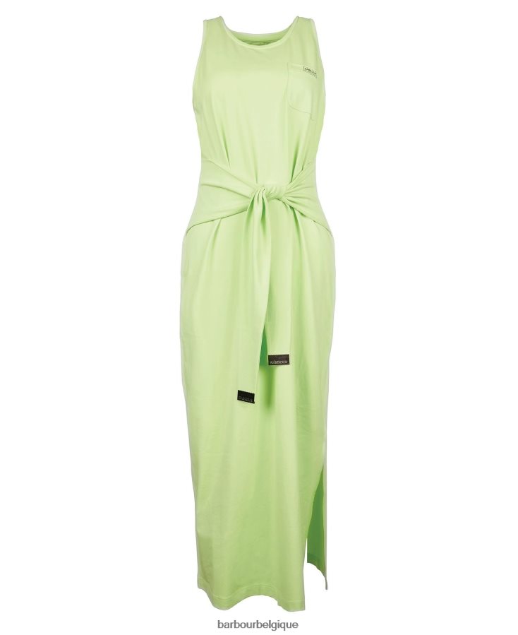 vêtements Barbour robe morgan vert harley femmes T2L6ZP1901