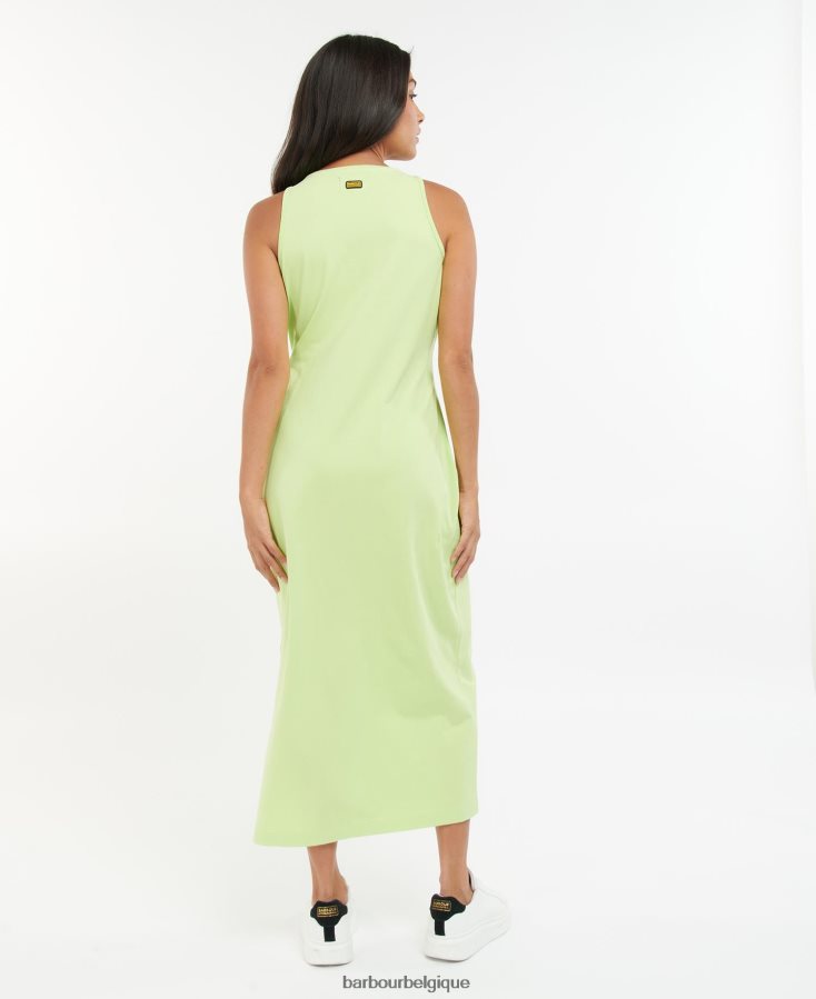 vêtements Barbour robe morgan vert harley femmes T2L6ZP1901