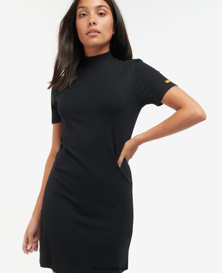 vêtements Barbour robe petillo noir classique femmes T2L6ZP1872