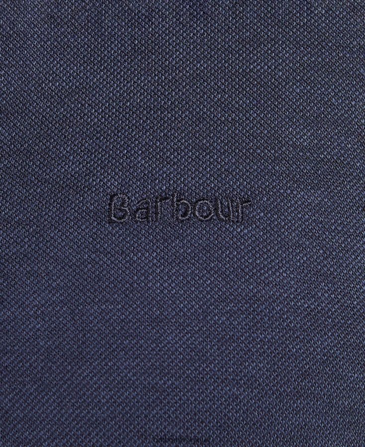 vêtements Barbour robe polo tartan marine/indigo femmes T2L6ZP1898
