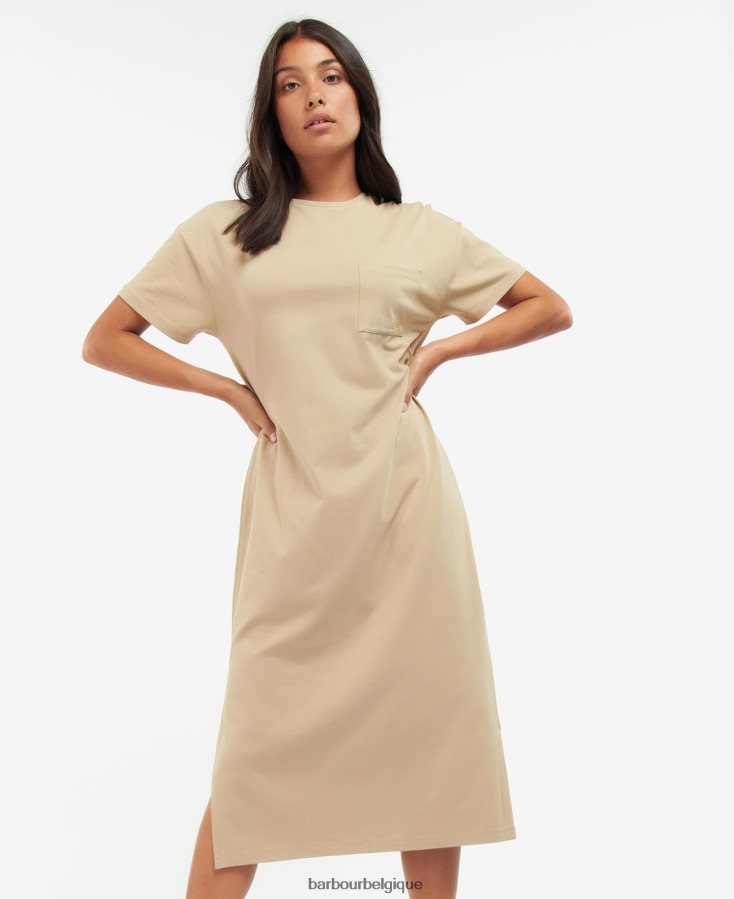 vêtements Barbour robe t-shirt règne noir classique femmes T2L6ZP1852