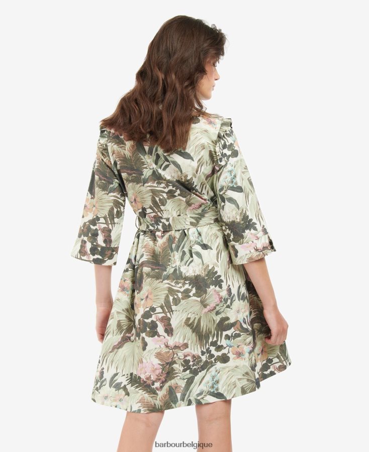 vêtements Barbour x House of Hackney robe longue limérence/papyrus femmes T2L6ZP1896