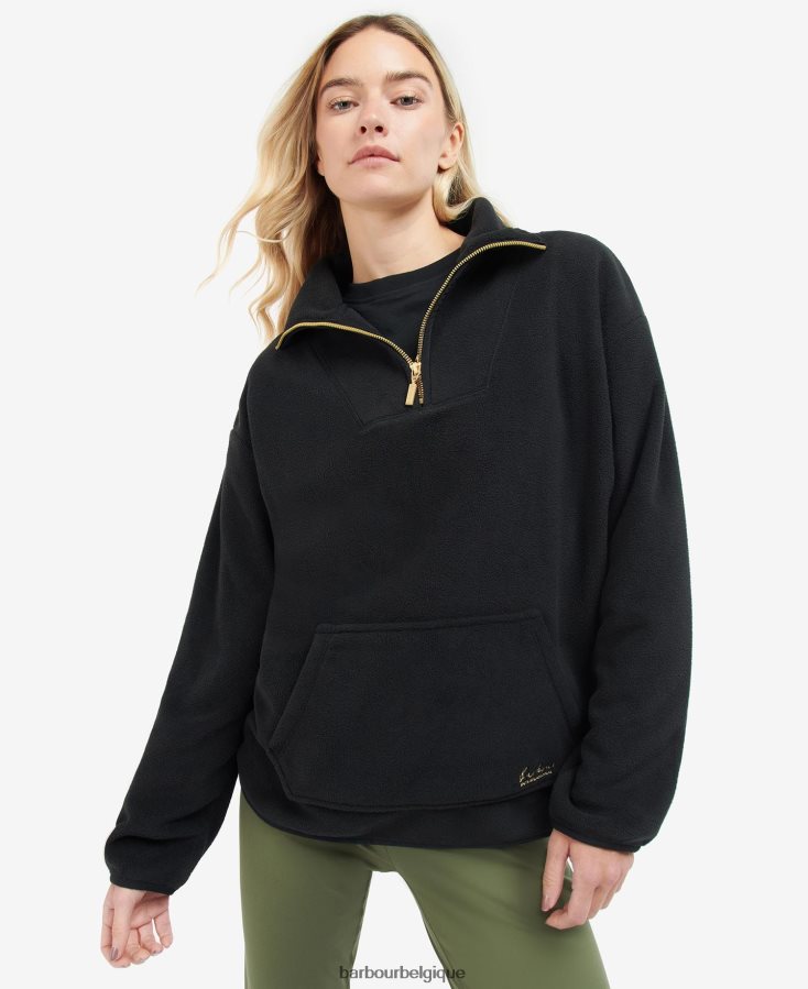 vêtements Barbour polaire roland noir classique femmes T2L6ZP2004