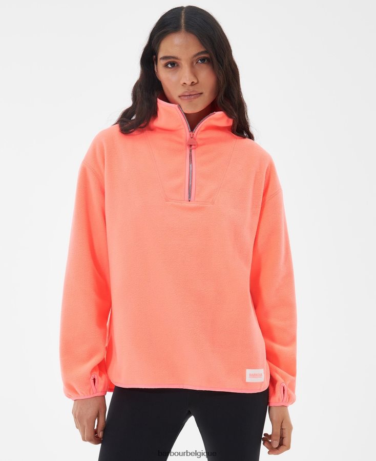 vêtements Barbour polaire simmons corail atomique femmes T2L6ZP1999