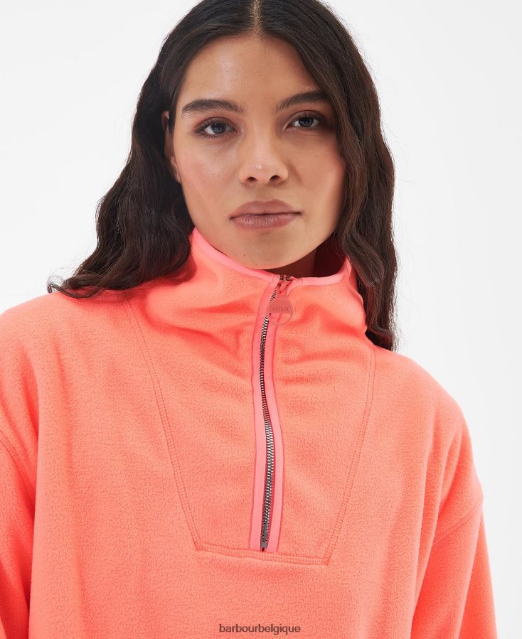 vêtements Barbour polaire simmons corail atomique femmes T2L6ZP1999