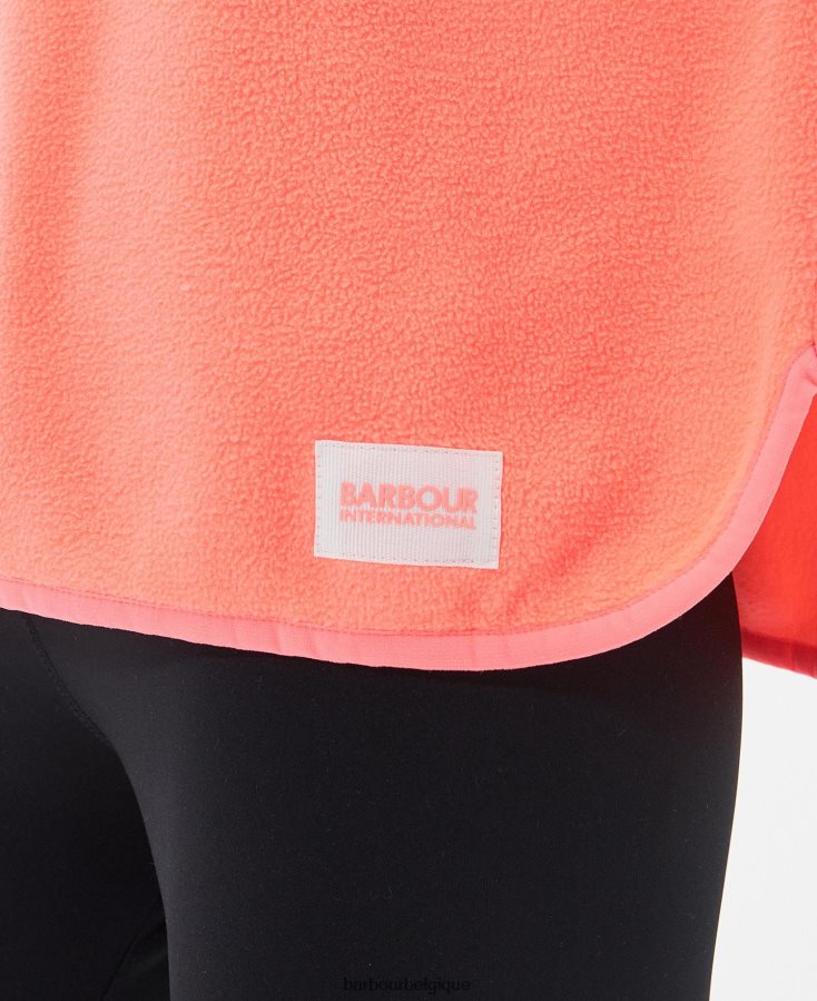 vêtements Barbour polaire simmons corail atomique femmes T2L6ZP1999