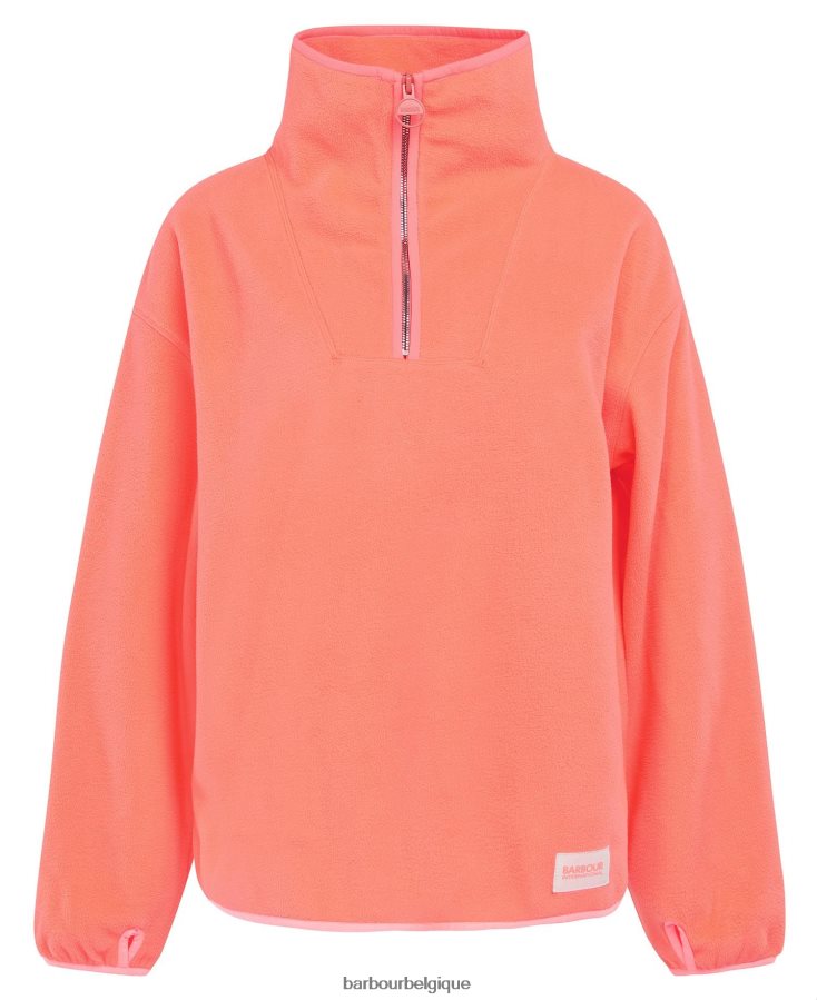 vêtements Barbour polaire simmons corail atomique femmes T2L6ZP1999