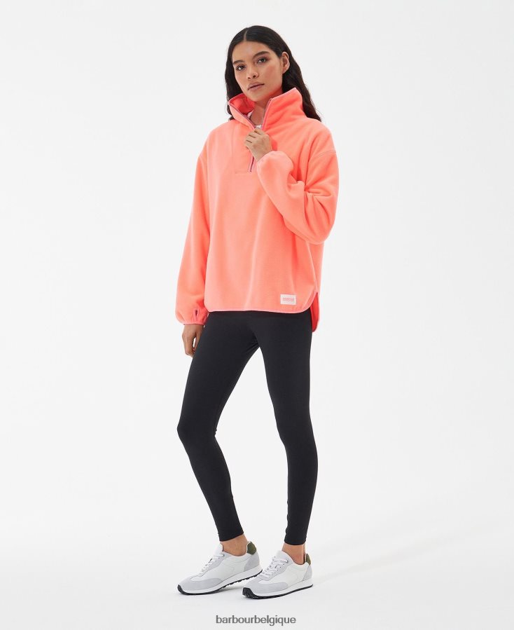 vêtements Barbour polaire simmons corail atomique femmes T2L6ZP1999