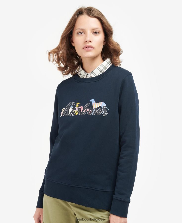 vêtements Barbour pull de southport marine classique femmes T2L6ZP2029