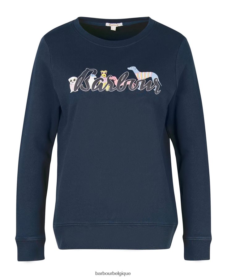 vêtements Barbour pull de southport marine classique femmes T2L6ZP2029