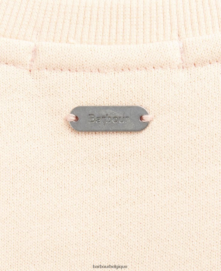 vêtements Barbour pull kenmore pêche clair femmes T2L6ZP2023