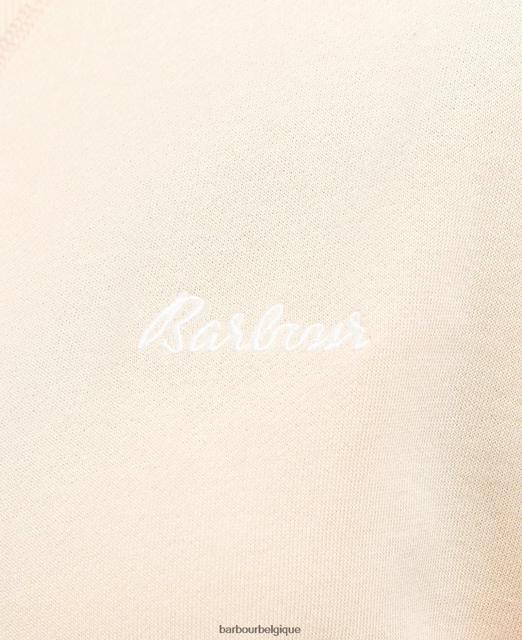 vêtements Barbour pull kenmore pêche clair femmes T2L6ZP2023