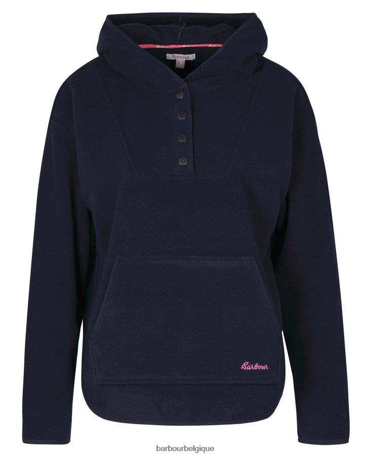 vêtements Barbour sweat à capuche Adria marine classique femmes T2L6ZP2026