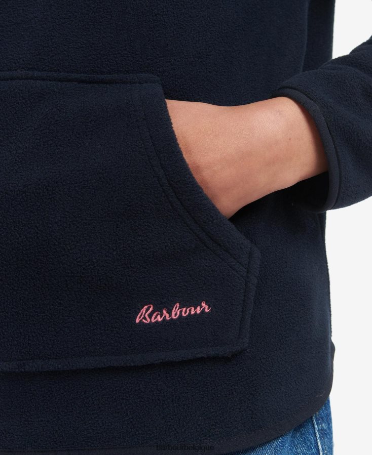 vêtements Barbour sweat à capuche Adria marine classique femmes T2L6ZP2026