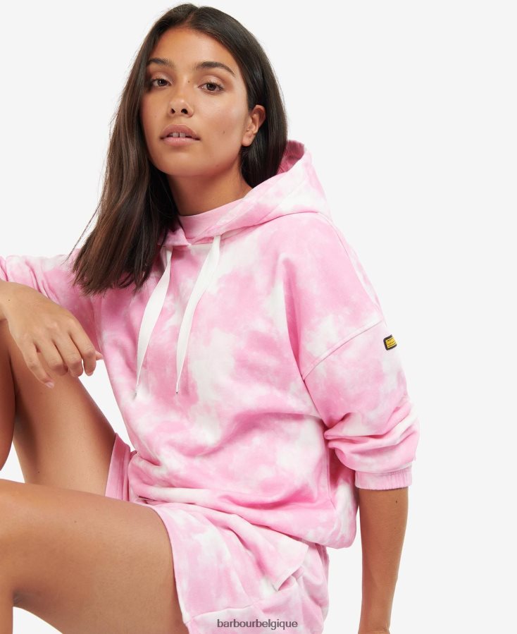 vêtements Barbour sweat à capuche chinetti écraser rose multi femmes T2L6ZP2001