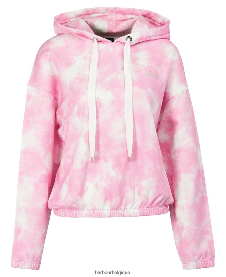 vêtements Barbour sweat à capuche chinetti écraser rose multi femmes T2L6ZP2001