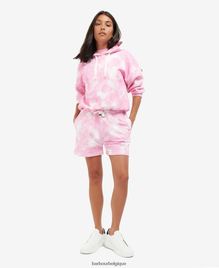 vêtements Barbour sweat à capuche chinetti écraser rose multi femmes T2L6ZP2001