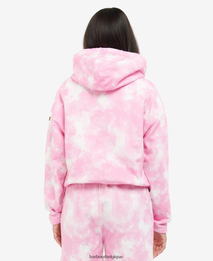 vêtements Barbour sweat à capuche chinetti écraser rose multi femmes T2L6ZP2001