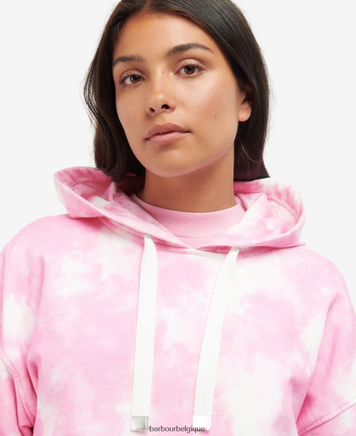 vêtements Barbour sweat à capuche chinetti écraser rose multi femmes T2L6ZP2001