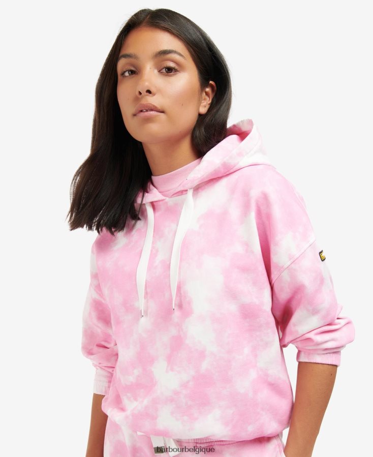 vêtements Barbour sweat à capuche chinetti écraser rose multi femmes T2L6ZP2001