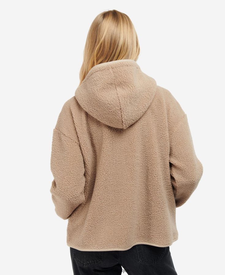 vêtements Barbour sweat à capuche en molleton tranchée légère femmes T2L6ZP2016