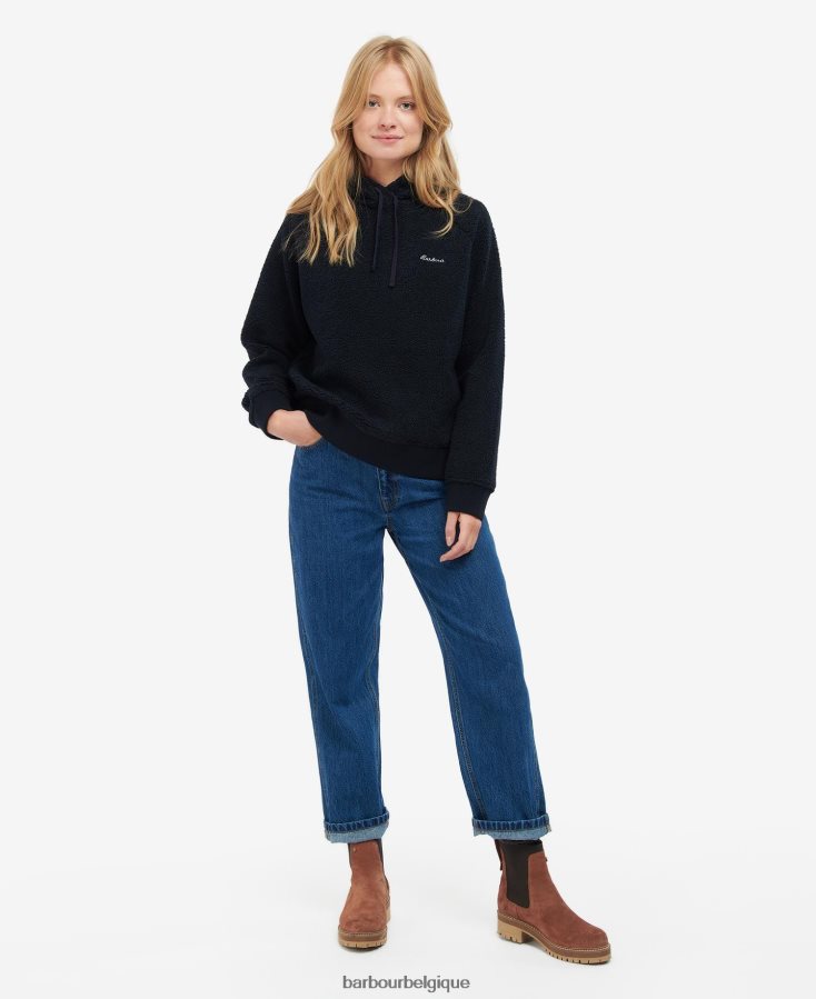 vêtements Barbour sweat à capuche en polaire otterburn aran femmes T2L6ZP2034