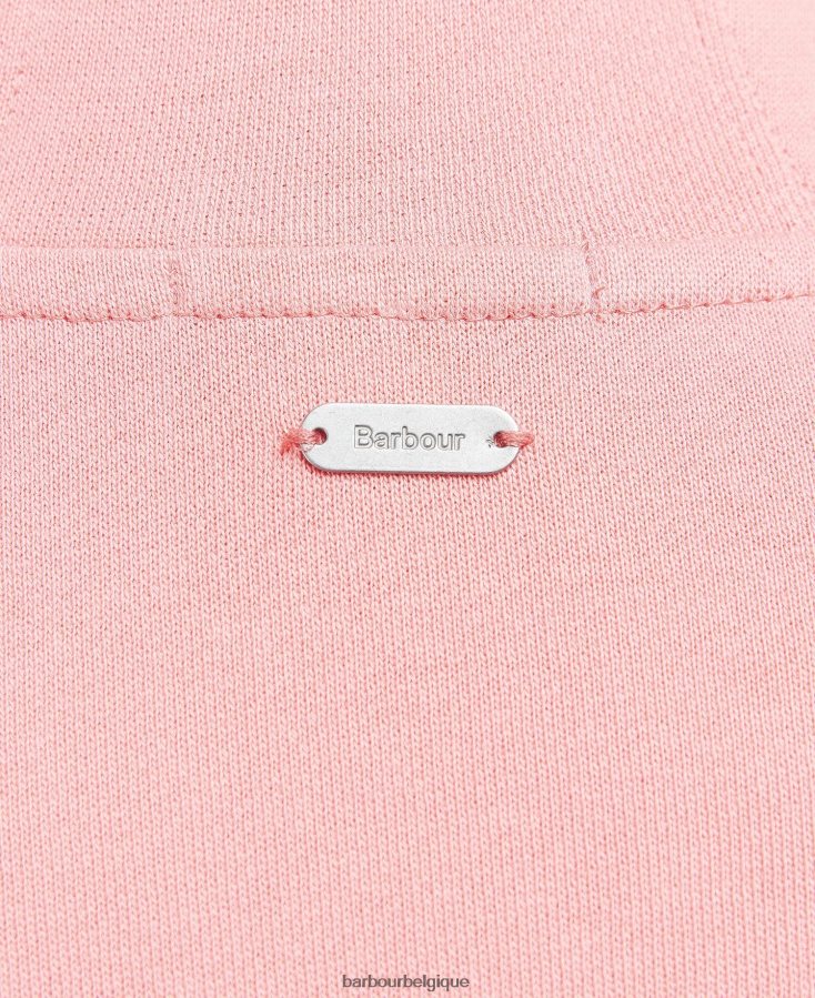 vêtements Barbour sweat à capuche kenmore poinçon rose femmes T2L6ZP2030