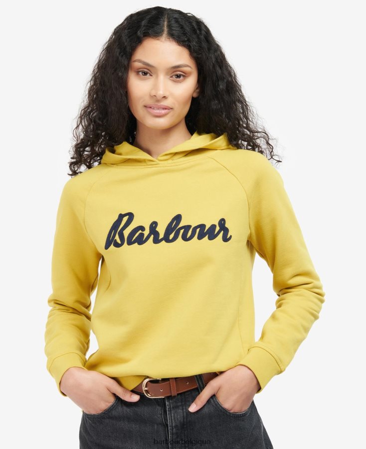 vêtements Barbour sweat à capuche otterburn rose d'hiver femmes T2L6ZP2033