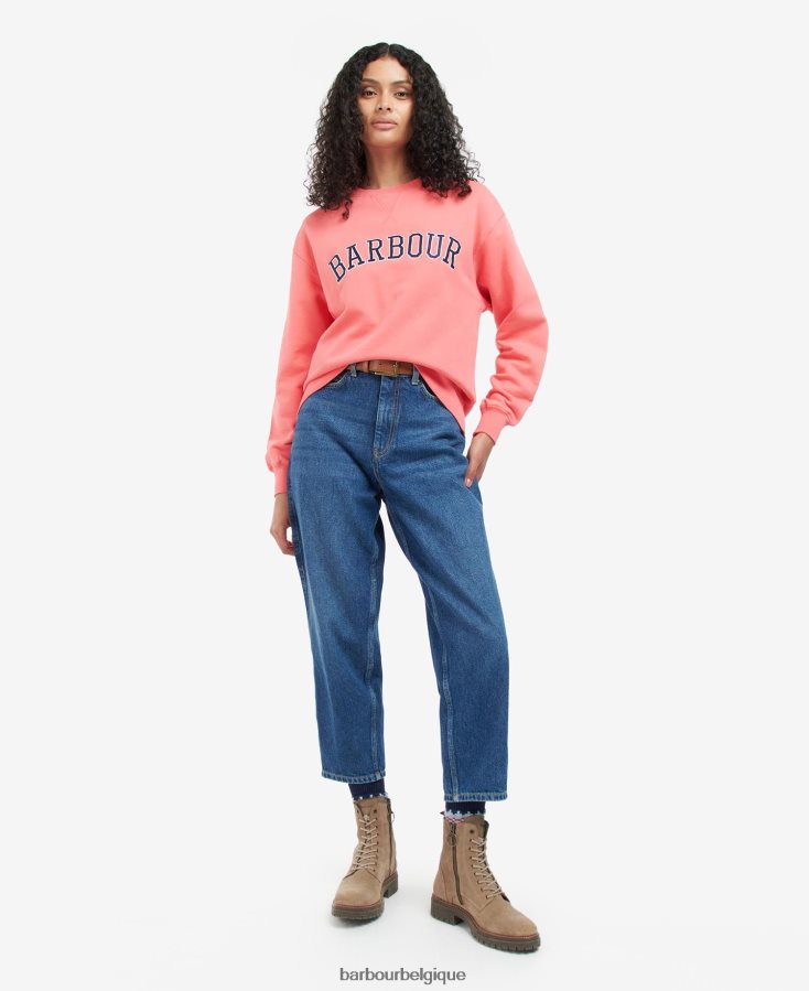vêtements Barbour sweat northumberland marine classique femmes T2L6ZP1994