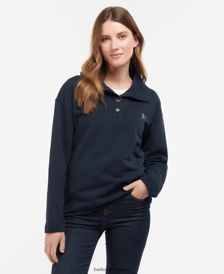 vêtements Barbour sweat regia marine classique femmes T2L6ZP1996