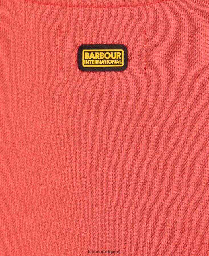 vêtements Barbour sweat-shirt Fenway en coton Cayenne femmes T2L6ZP2003