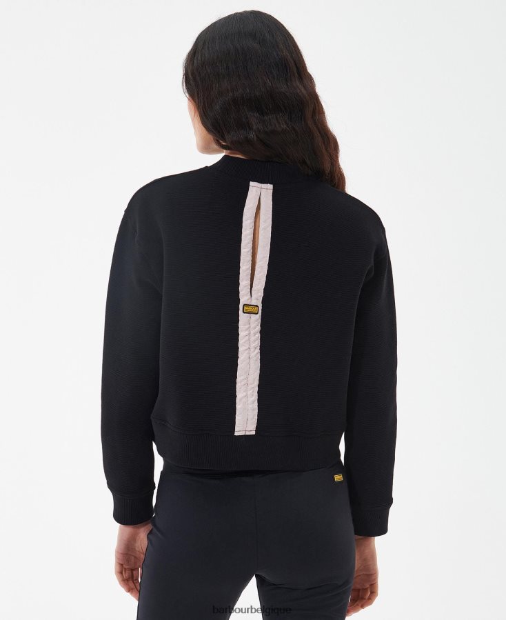 vêtements Barbour sweat-shirt redgrave noir classique femmes T2L6ZP2021
