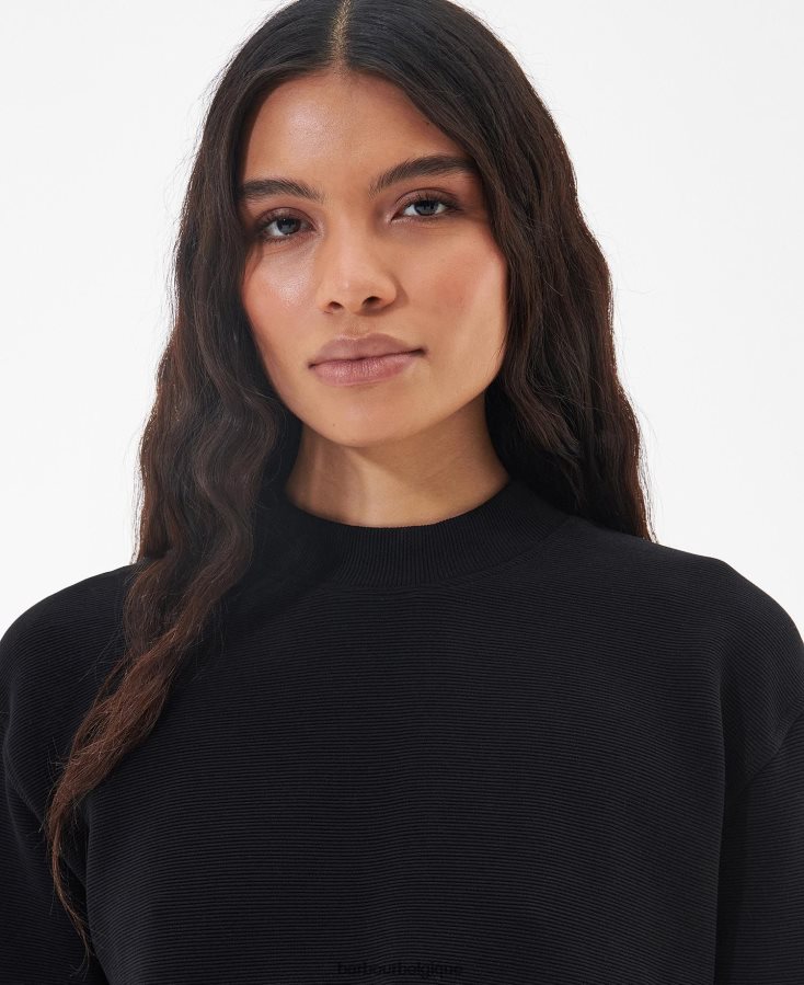 vêtements Barbour sweat-shirt redgrave noir classique femmes T2L6ZP2021