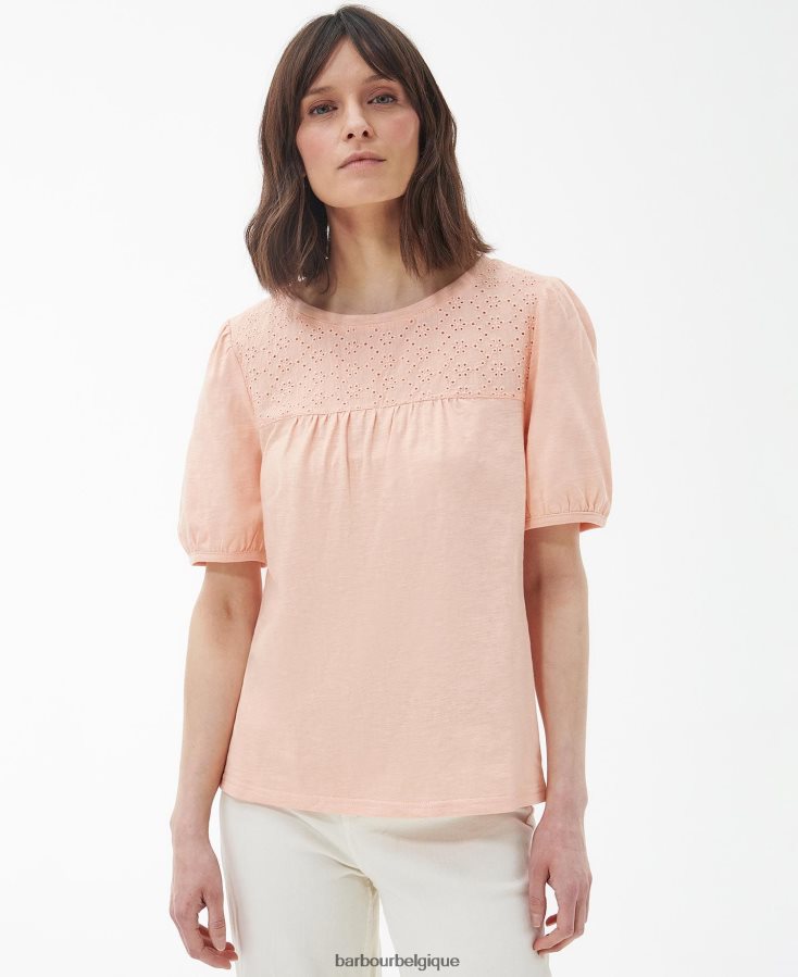 vêtements Barbour dessus de perle Olivier femmes T2L6ZP1739