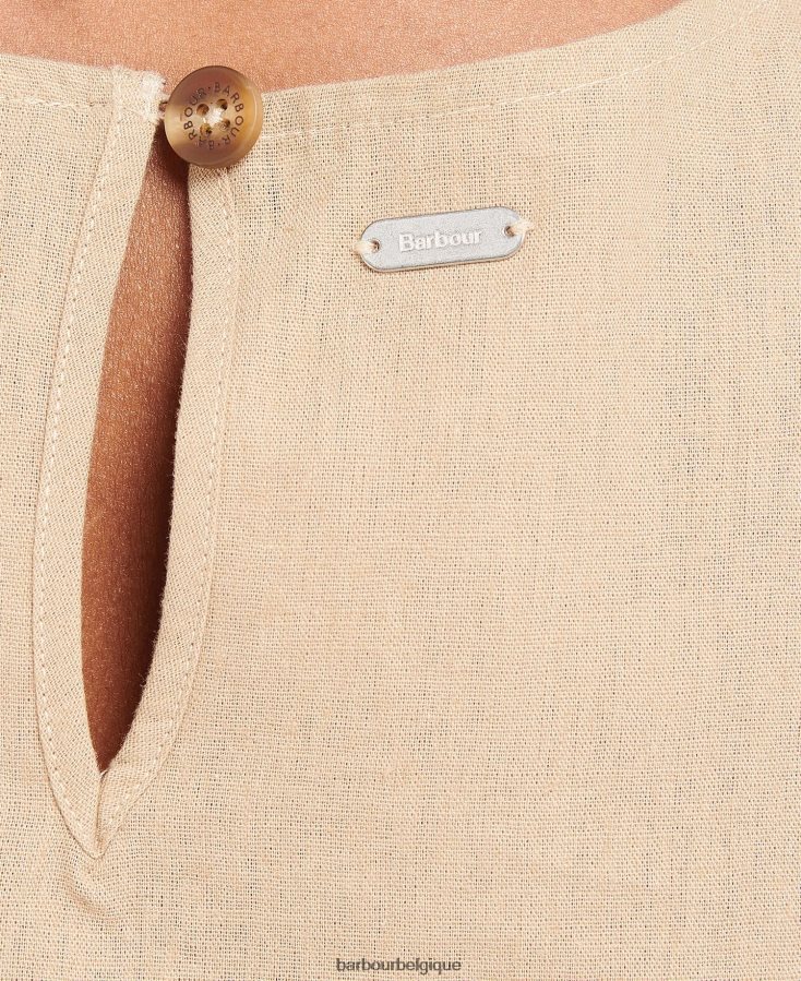 vêtements Barbour dessus de porte de bain bois de hêtre femmes T2L6ZP1644