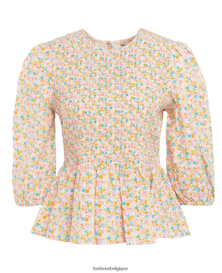 vêtements Barbour haut azalée multi classique femmes T2L6ZP1596