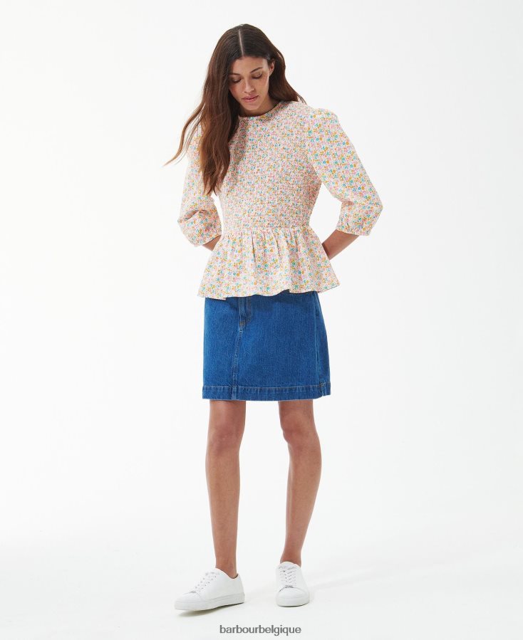 vêtements Barbour haut azalée multi classique femmes T2L6ZP1596