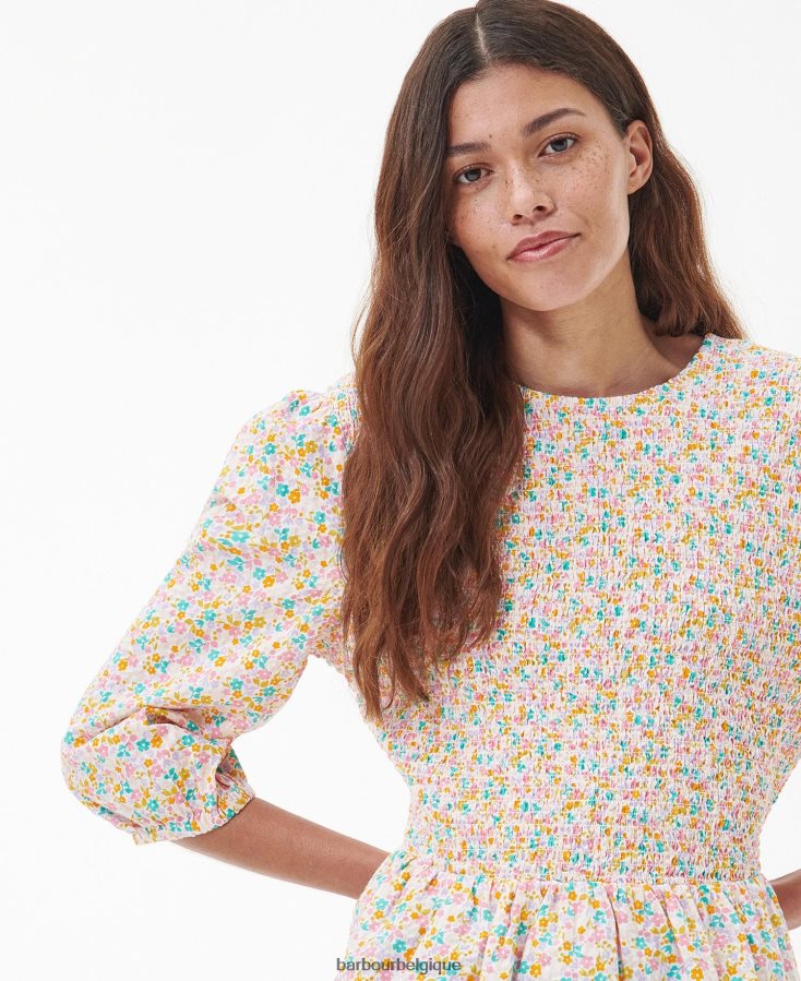 vêtements Barbour haut azalée multi classique femmes T2L6ZP1596