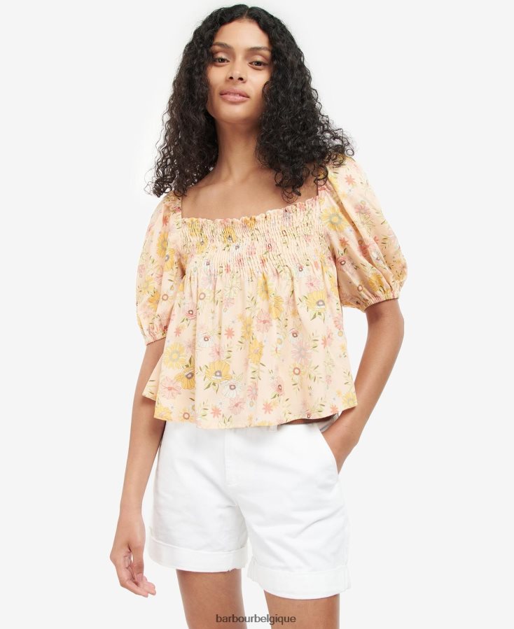 vêtements Barbour haut coraline multi-lumière femmes T2L6ZP1616